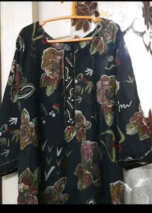 Floral Print Kurti Top