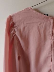 Pink Crisscross Top