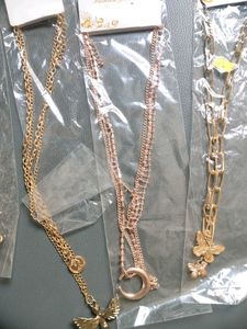 Gold Chain Necklace set of 4