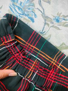 Multicolored Checkered Plazo ❤️