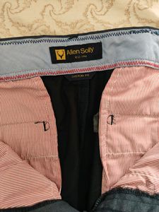 Allen Solly Blue Custom Fit Pant