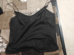 Sleek Black Cami Top