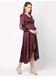 Women Satin Long Dress