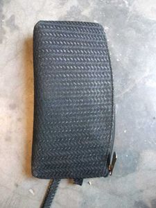Black Clutch with Wrist Strap