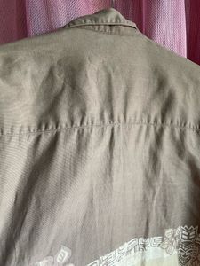 Vintage Patterned Camp Shirt