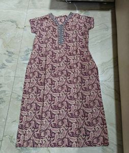 Paisley Print Kurta Set