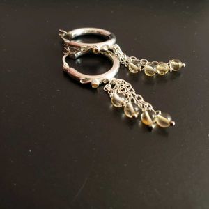 92.5 SterlingSilver Hoop Dangle