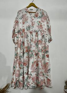 Floral Tiered Midi Dress