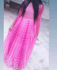 Beautiful Rose Design Gown