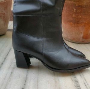 Black Knee High Boots