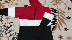 Stylish color block hoodie