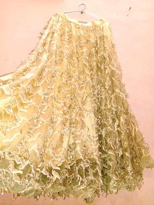 Golden Fancy  Embroidery Lehenga Choli