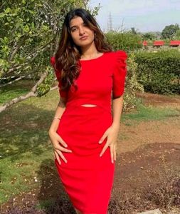 Beautiful Red Bodycon Dress For Women ♥️