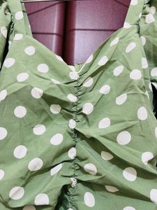 Polka Dot Mini Dress Size S