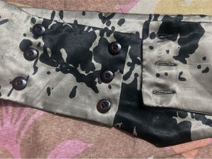 Abstract Print Corset Belt