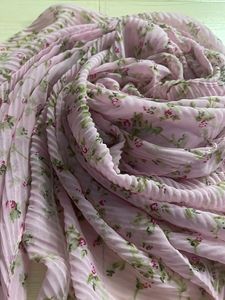 Pink Soft Crush Material Stole