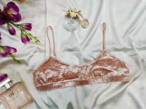 🇳🇿💫🎀Pink Velvet Bralette