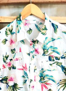 Cotton Printed Shirt Size-36