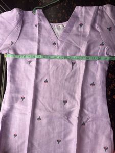 Lavender kurta pant set