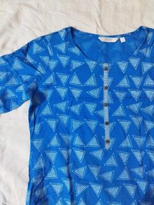 Blue printed Kurti