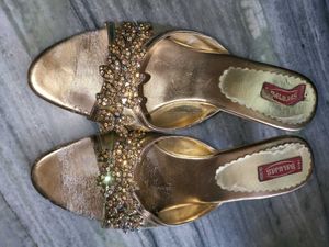 Gold Embellished Slides