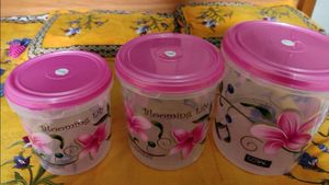 Home One Star Pink Plastic Container 1+ 2+ 4 L