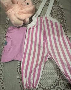 Majenta Dungree For Fancy Girls