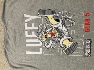 Forever 21 Grey Cotton T-Shirt (One Peice Printe
