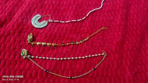 Indian Nath Nose Ring with Chain