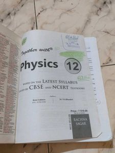 XII Mathematics Textbook And Physics Materia