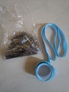 3mm Alligator Clips With Grossgrain Ribbon