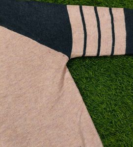 Stylish Pink &amp; Gray Cardigan