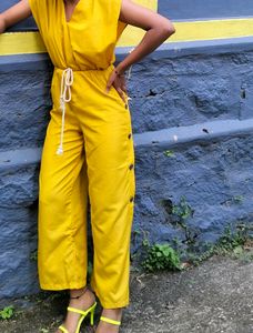 Beautiful Yellow Jumpsuit