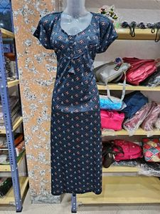 Floral Print Maxi nighty - M size