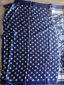 Navy Blue 💙 Art Silk Saree