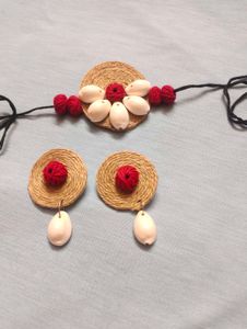 Handmade Jute Jewelry Set