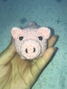 Cute Crochet Piggy