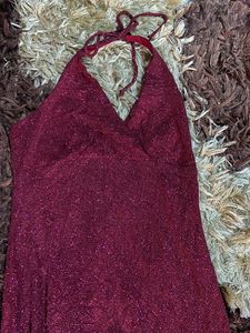 Backless Shimmer Dress