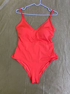 Coral One-Piece Swimsuit
