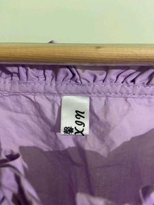 Lilac Puff Sleeve Top