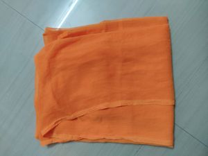Orange Legging And Shawl
