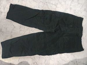 black cargo pants