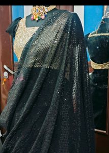 Sequence Saree With Blouse