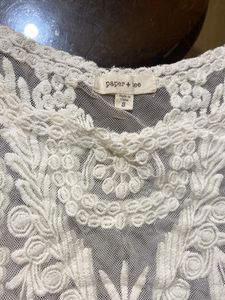 Lace Embroidered Top