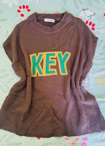woolen grey top