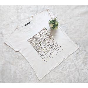 Zudio Size XS Party wear Sequin T-shirt