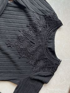 Black Lace Top