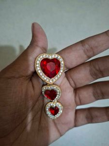 Red Heart Statement Pendant