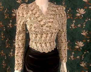 Elegant Lace Long Sleeve Top