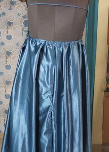 Teal Halter Maxi Dress